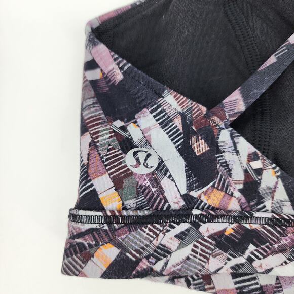 Lululemon Energy Bra *Medium Support Size 6 in Kaleidoscopic Pink Multi - Picture 2 of 4